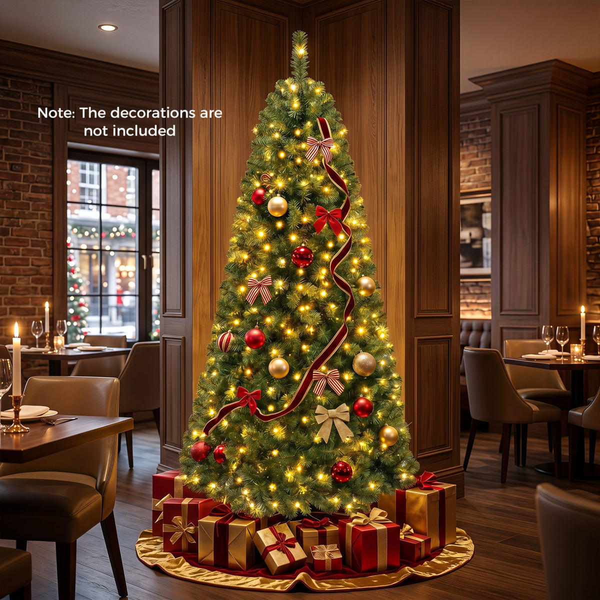 Pre-Lit Artificial Christmas Tree with Remote Control | 6, 7 & 8 Ft