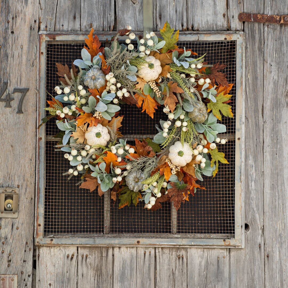 Halloween Thanksgiving Autumn Frost Leaf Pumpkin Simulation Garland Pr ...